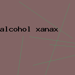 alcohol xanax